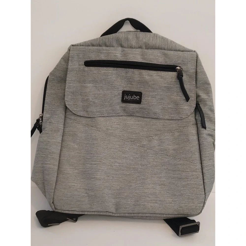 Jujube ju ju be Unisex Large Size Diaper Baby Bag Grey lightweight EUC